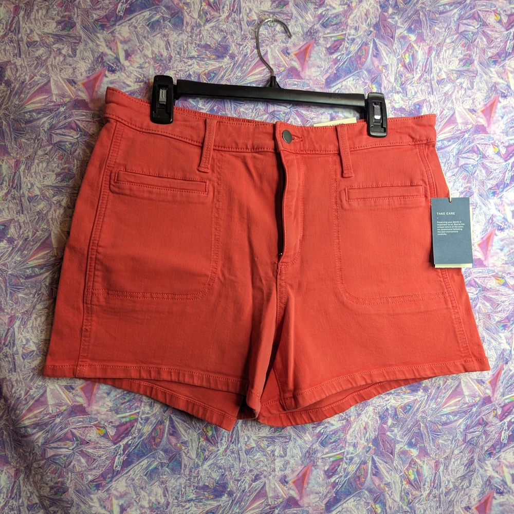 Universal Thread Target Brand High Waist Coral Shorts NWT